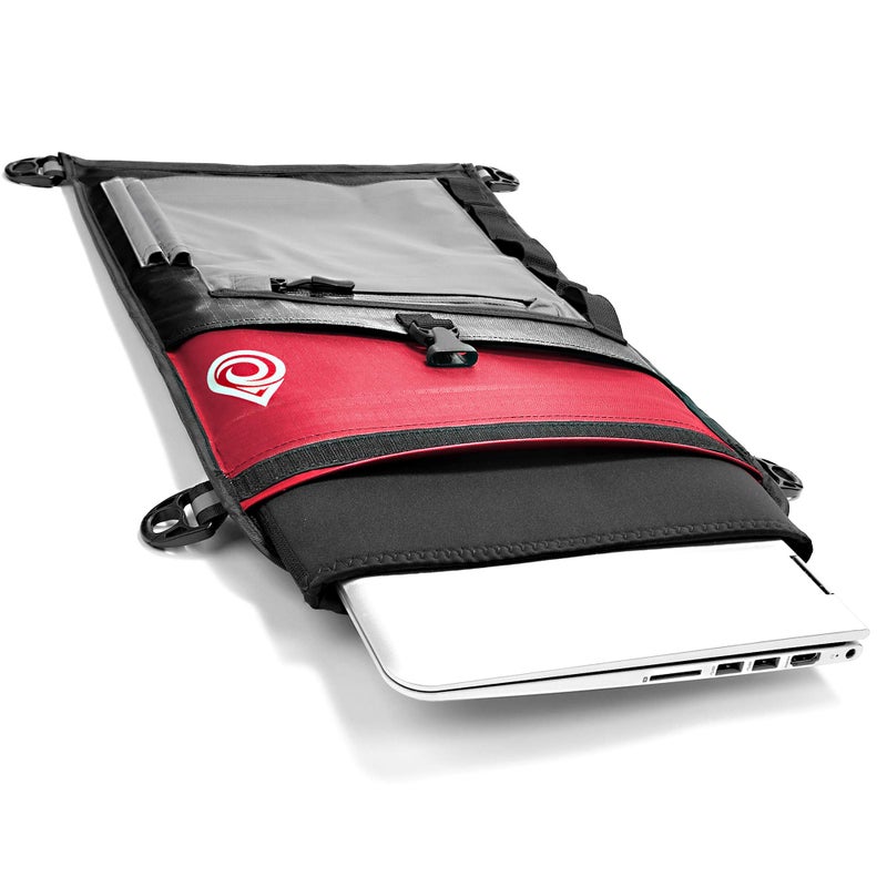 AquaQuest Typhoon Laptop Case - 100% Waterproof, Versatile, Durable, Lightweight, Compact Messenger Bag - Protective Padded Computer Sleeve Pouch Cover - 13", Black - Image 5